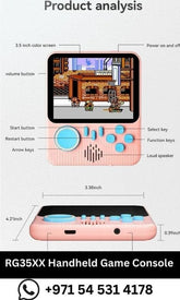 G7 Retro Handheld Game Console | 666 Built-In Games | 3.5-Inch LCD Screen