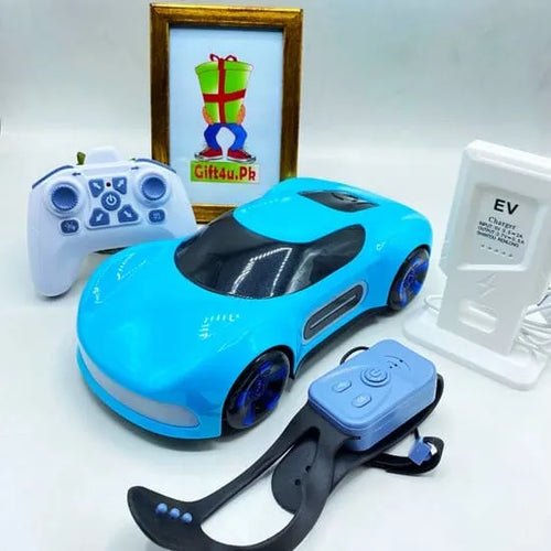 Hand Gesture & RC Electric Stunt Drift Car with Smoke Effect