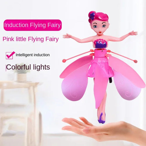Infrared Induction Flying Fairy Doll with LED Lights | Motion Sensor Toy for Girls