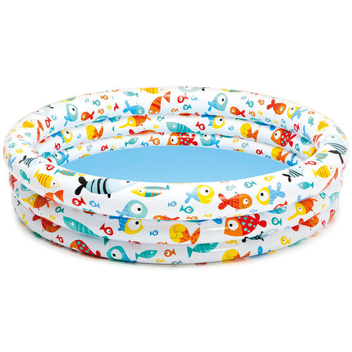 INTEX Fishbowl Kids Pool 4ft 4in x 11in | Inflatable Splash Pool