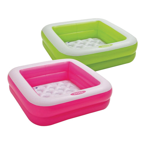 INTEX Play Box Baby Pool 2ft 10in x 2ft 10in x 9in | Inflatable Toddler Pool