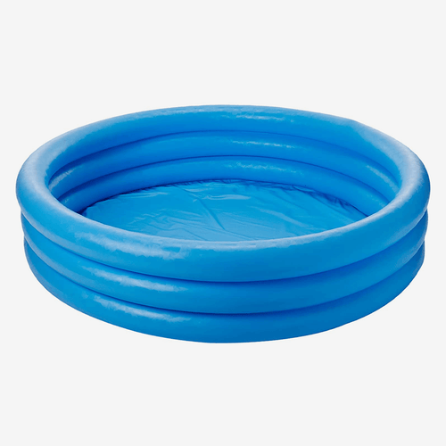 INTEX Three Ring Portable Blue Kids Pool 3ft 9in x 10in | Inflatable Splash Pool