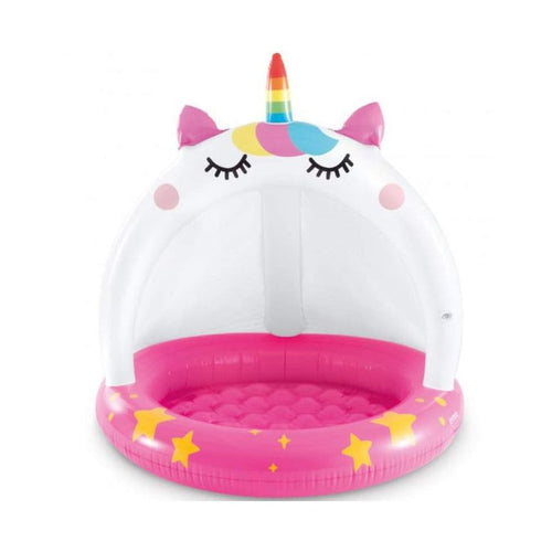 INTEX Unicorn Baby Pool 3ft 4in x 3ft 4in | Inflatable Toddler Splash Pool