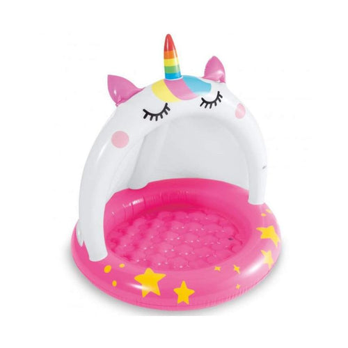 INTEX Unicorn Baby Pool 3ft 4in x 3ft 4in | Inflatable Toddler Splash Pool