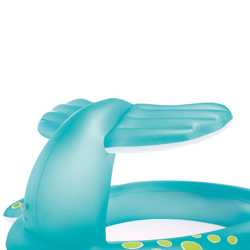 INTEX Whale Spray Baby Pool 6ft 7in x 6ft 5in x 3ft | Inflatable Splash Pool with Sprayer