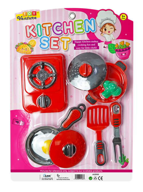 Kitchen Set Card (Medium) – Pretend Play Cooking Toy for Kids