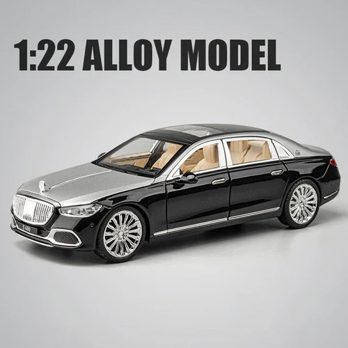 KT 1:22 Diecast Mercedes Maybach S680 | Pull-Back | Light & Sound | Openable Doors