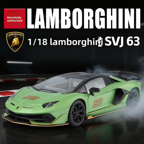 Lamborghini Aventador SVJ63 Diecast Model Car β 1:18 Scale with Lights & Sound