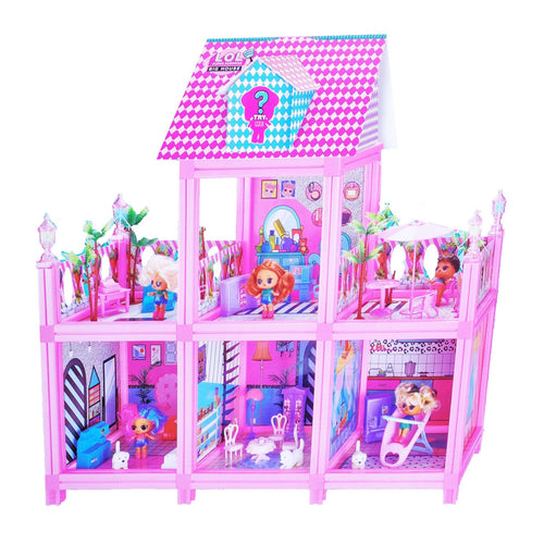 LOL Surprise Doll House – Big 4-Room Playset with Light & Sound