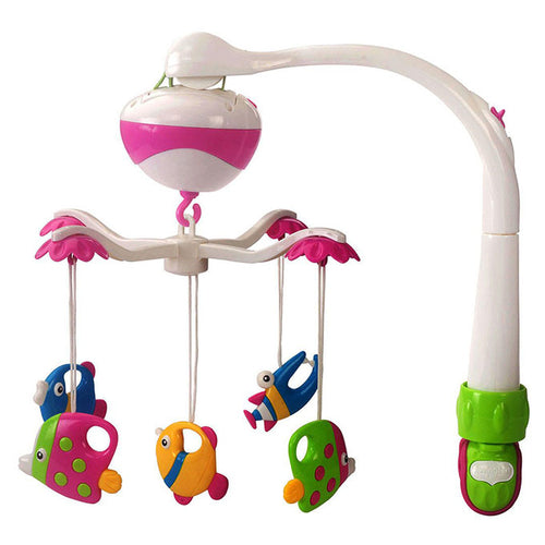 Loving Hut Musical Baby Cot Mobile with Hanging Rattles Set