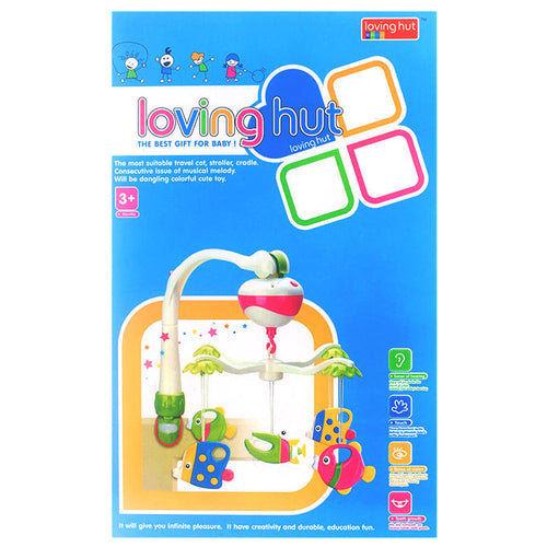 Loving Hut Musical Baby Cot Mobile with Hanging Rattles Set