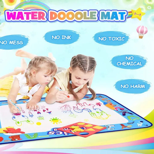 Magical Aqua Doodle Water Drawing Mat for Kids β No Mess Reusable Drawing Pad with Water Pens