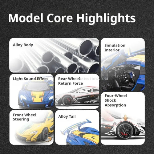 McLaren P1 1:24 Diecast Model Car β Collectible Hypercar
