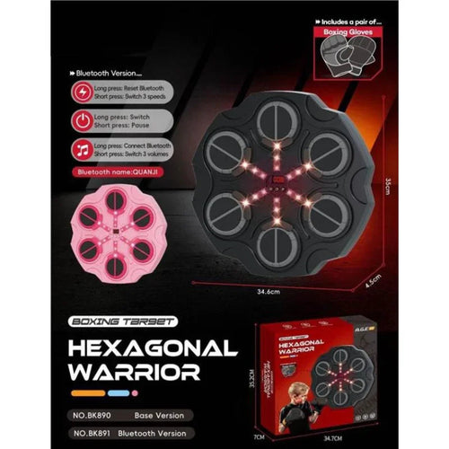 Musical Boxing Machine for Kids β LED Light-Up Punching Toy with Music & Gloves