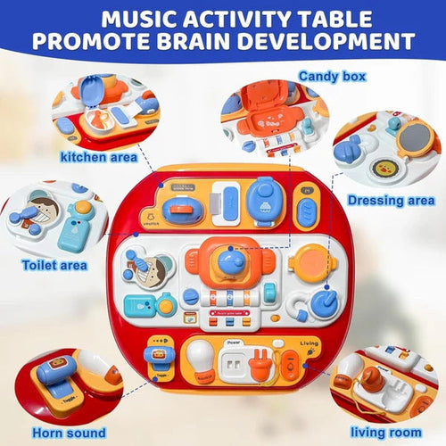 Interactive Baby Activity Musical Learning Table with Lights & Sounds