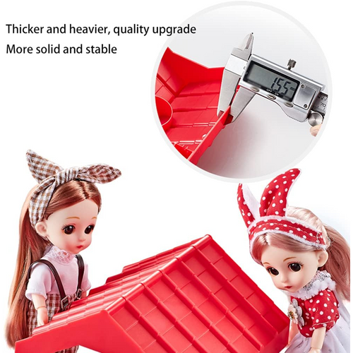 Qixi Toys Princess Doll House – 395-Piece Luxury Playset