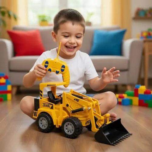RC Bulldozer Loader Toy for Kids β Construction Vehicle Playset