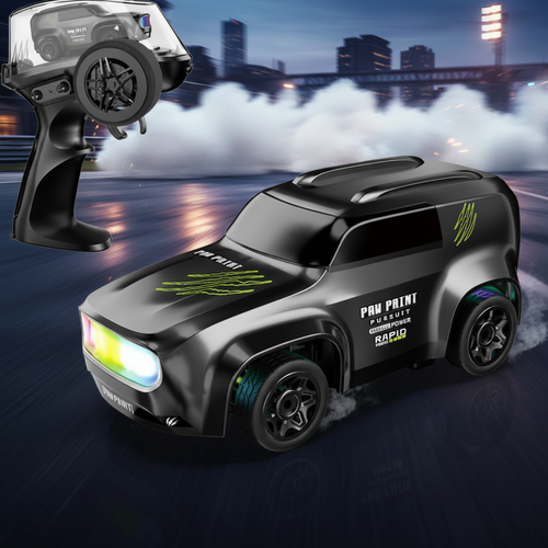 2.4G RC Mini 4WD Drift Car with LED Lights