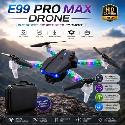 RC Drone E99 Pro Max β Foldable with HD Camera