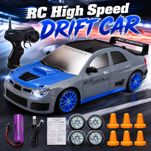RC High Speed Drift Car for Kids – AWD Full Function Racing Toy