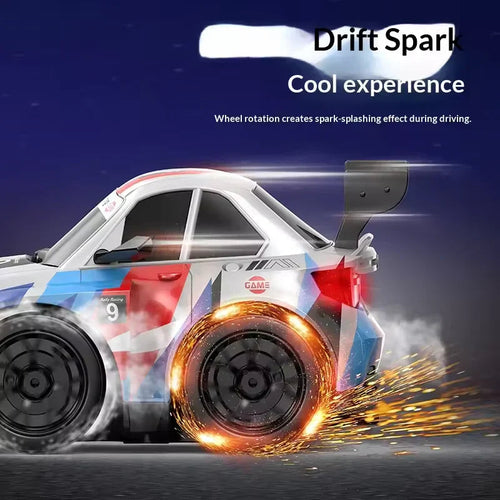 RC Mini BMW M4 Spark Drifting Car | 4WD Remote Control Drift Car with Spark Effect