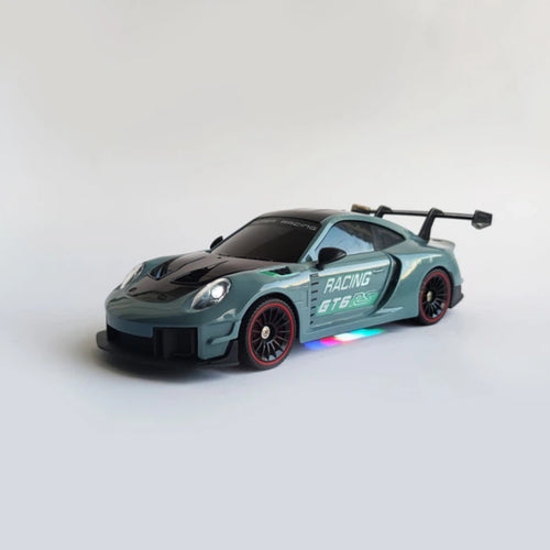 Remote Control Drift Car | 1:18 Scale 4WD Porsche Police Car With Replaceable Tyres & Lights