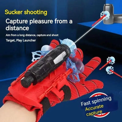 Kids Spiderman Web Shooter | Superhero Glove & Dart Launcher Set