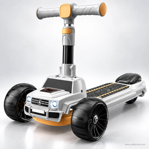 SUV Style Kids Scooter with Headlights & Music