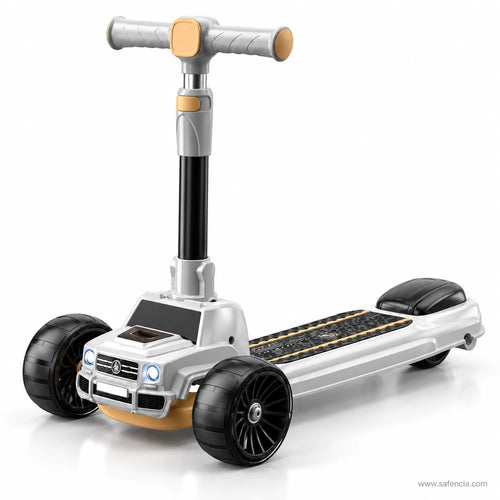 SUV Style Kids Scooter with Headlights & Music