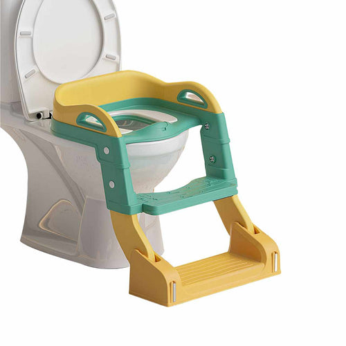 Toilet Seat Ladder for Kids β 3-in-1 Potty Training Seat with Step Stool | Anti-Slip Safety Design