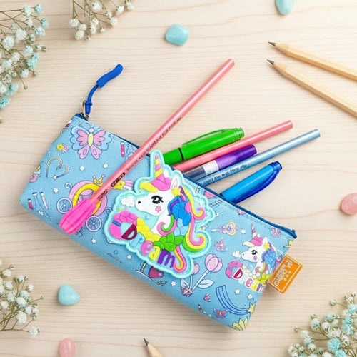 Dream Unicorn Pencil Box for Kids – Zipper School Pouch