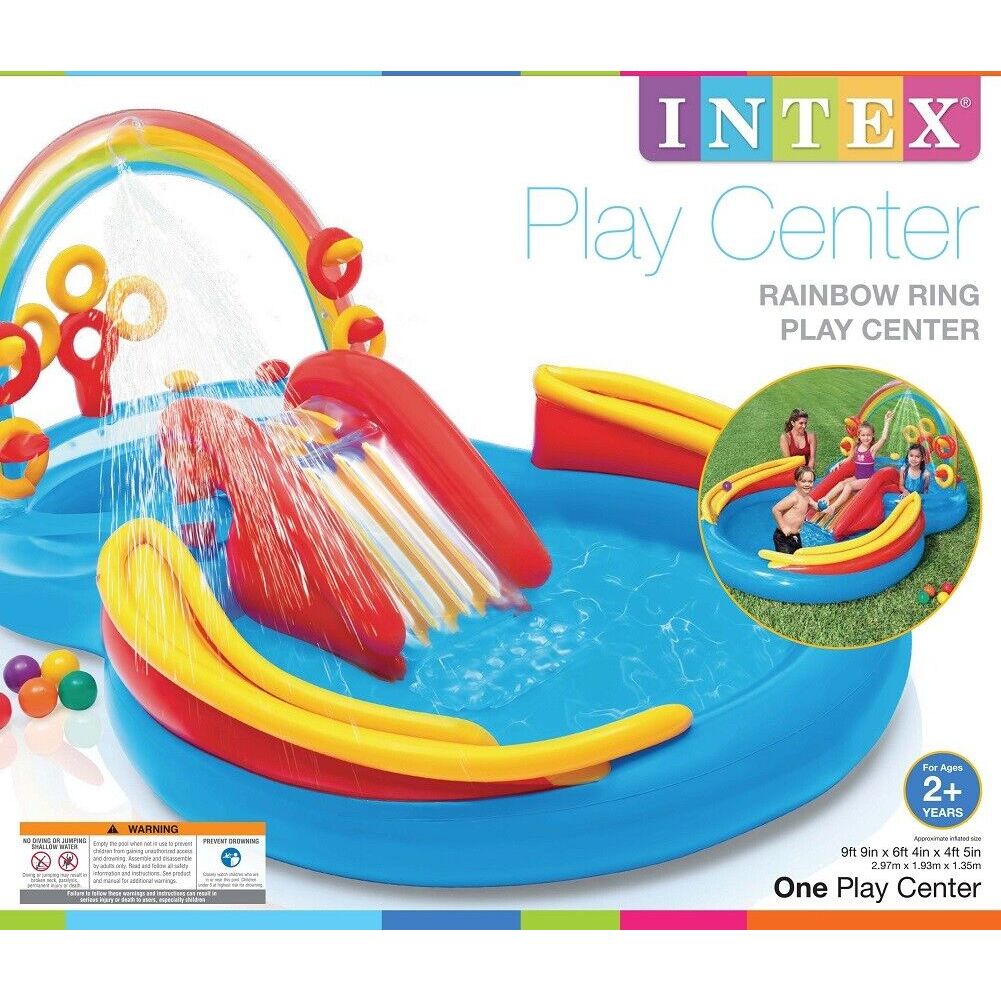 INTEX Rainbow Play Centre Pool | Kids Water Park