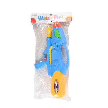 Pump action water gun toy for kids in blue