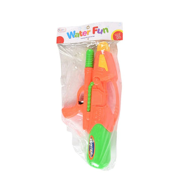 Water Fun pump action water gun toy for kids in orange and green