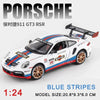 Porsche 911 GT3 RS 1:24 Diecast Model Car – Martini Livery