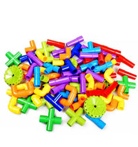Creative pipe puzzle building set fine motor skills development for kids Pakistan