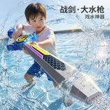 Water Spray Sword Toy – LED Cyberpunk Katana for Kids