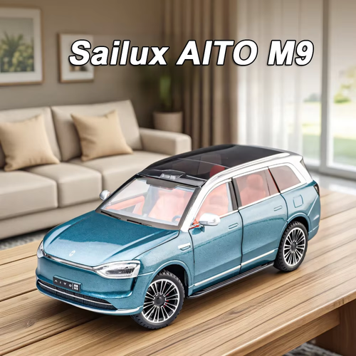 1:24 Diecast AITO M9 SUV Model Car side angle