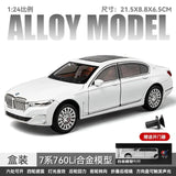 BMW 760Li 1:24 Diecast Model Car – Pull-Back with Lights & Sound