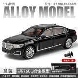 BMW 760Li 1:24 Diecast Model Car – Pull-Back with Lights & Sound