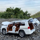 Toyota Prado 1:24 Diecast Model Car – Pull-Back with Lights & Sound