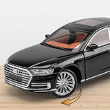 1:24 Diecast Audi A8 Model Car – Pull-Back with Lights & Sound