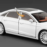 1:24 Diecast Audi A8 Model Car – Pull-Back with Lights & Sound