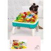 2-in-1 Blocks & Drawing Table – Building Blocks Activity Table for Kids