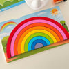 Wooden Rainbow Stacking Toy – 9-Piece Montessori Arch Set