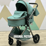 Kidilo 2-in-1 Reversible Baby Stroller with Mommy Bag