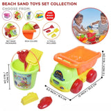 Mini Toy Cars with Sand Digging Toys & Outdoor Sea Toys Set