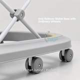 Foldable Baby Walker with Interactive Bear Activity Tray
