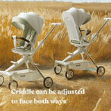 KUB Luxury Reversible High-View Baby Stroller
