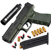 Foam Dart Blaster Toy Gun with Silencer for Kids Boys
